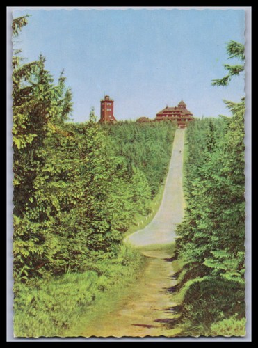 Ansichtskarte fichtelberg - ansichtskarte, /