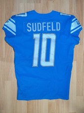 Nate Sudfeld Detroit Lions Game Issued # 10 NFL Football Jersey Matchworn