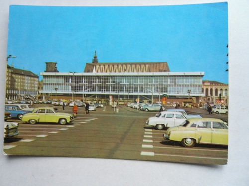 Dresden kulturpalast auto - ak,