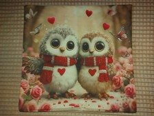 Kissenhülle 45x45 neu eulen - kissenhülle,