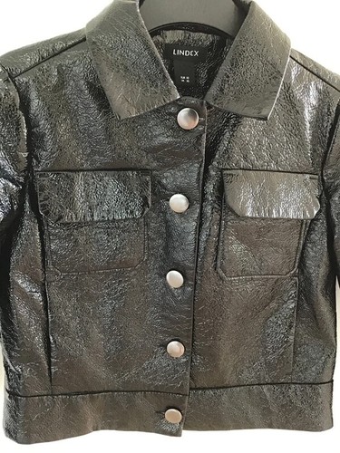 Lindex knautschleder jacke - knautschleder,