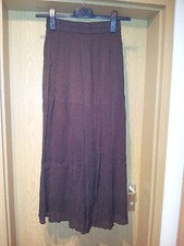 Damen-Stufen-Rock NEU braun Gr. S lang