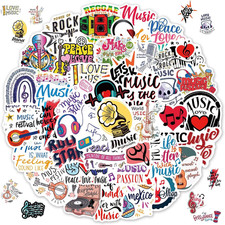 Musik Aufkleber 100 Stück