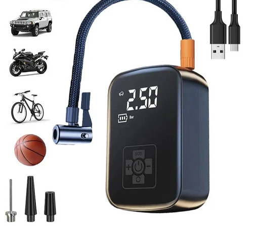 Cordless tire inflator - tire, 150