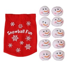 10Pcs Plush Christmas Baubles