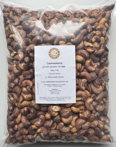 Cashewkerne mit haut - haut, kg