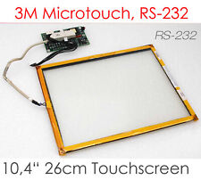 26cm 10" 10,4" TOUCHSCREEN GLAS 3M MICROTOUCH GLASSPLATE 5508510 5403001 D32