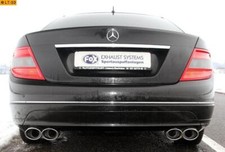 Fox Sportauspuff ESD DUPLEX je 2x115x85mm für Mercedes C-Klasse W204 S204 ab 07