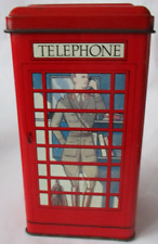 Dose Blech Spardose Büchse England  rar alt retro Deko England Telefon London