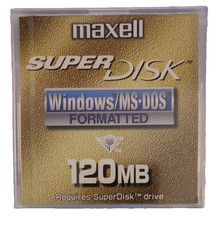 Maxel superdisc 120mb - maxel,
