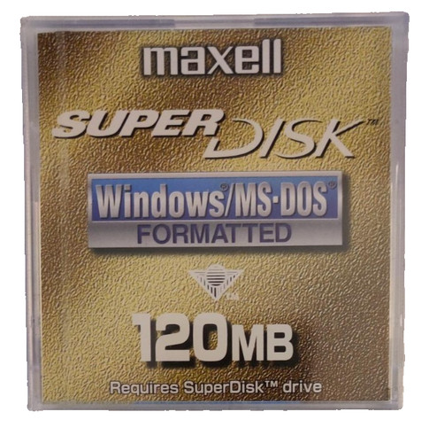 Maxel superdisc 120mb - 120mb, (