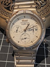 Seiko 7A38-7130 Sports 150 Quartz Chronograph DayDate Japan - Klassiker