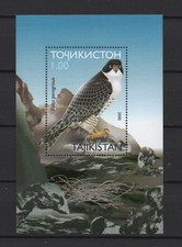 Tadschikistan : Mi.Nr. Bl.21 Wanderfalke postfrisch