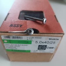 5.0 x 40/25 WÜRTH ASSY 3.0