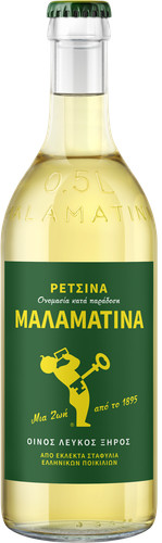 Malamatina retsina 24x500ml - malamatina,