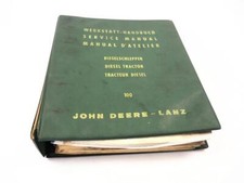 John Deere Lanz 100 Diesel Schlepper Werkstatthandbuch Reparaturanleitung 1964