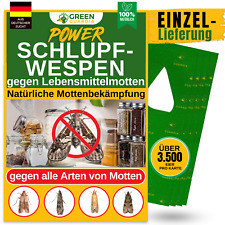 GreenGuardia Schlupfwespen gegen Lebensmittelmotten 1 bis 25 Karten, 1xLieferung