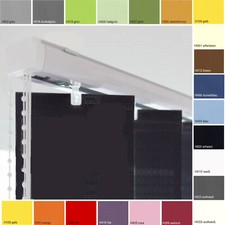 Lamellenvorhang nach Maß Vertikal Lamellen Fenster Rollo Jalousie Schiebegardine