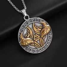 Rabe Valknut Amulett Anhänger