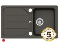 Schock Formhaus D-100 Asphalt - FOMD100AGAS+HL1+2 Granitspüle Einbauspüle