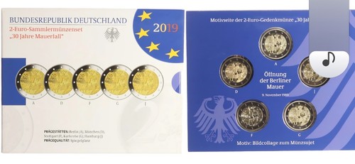 Brd euro gedenkmünzenset - 2,