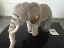 Steiff elefant mit knopf fahne - elefant,