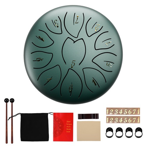 Tongue drum noten zoll - noten, 6