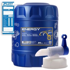 20L Mannol Energy 5W-30 Motorenöl API/SL 5W30 ÖL Motoröl + Hahn für MB VW FORD