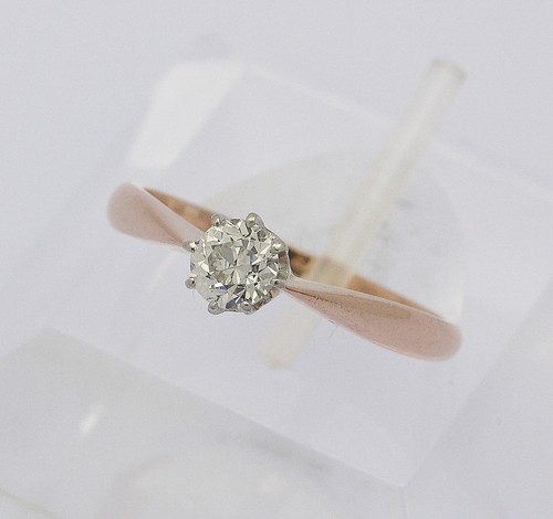 Solitär brillant ring - ♦♦,