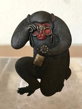 Alter Bronze Schimpanse