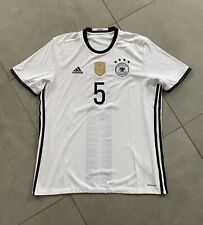 Trikot Deutschland HUMMELS DFB XL Home Adidas Weiß 4 Sterne WM Patch EM 2016