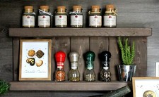 Shabby Gewürzregal Vintage