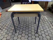 SCHULBANK SITZBANK SCHREIBTISCH ALT I