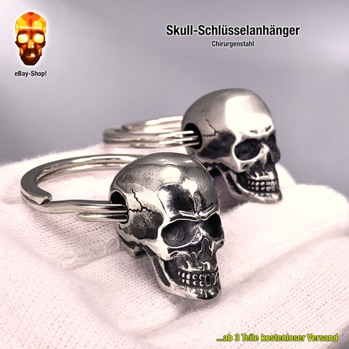 Skull schlüsselanhänger - 3d,