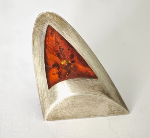 Großer vintage bernstein ring - vintage,