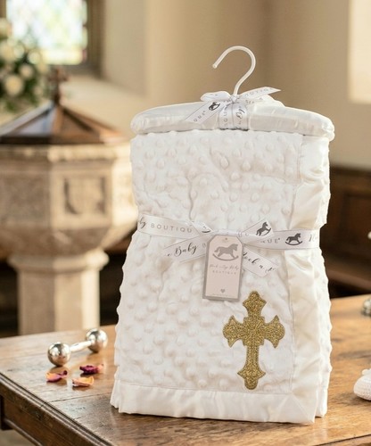 Taufdecke weiß kuscheldecke - weiß,