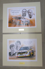 2 x Kunstdruck Rallye Audi