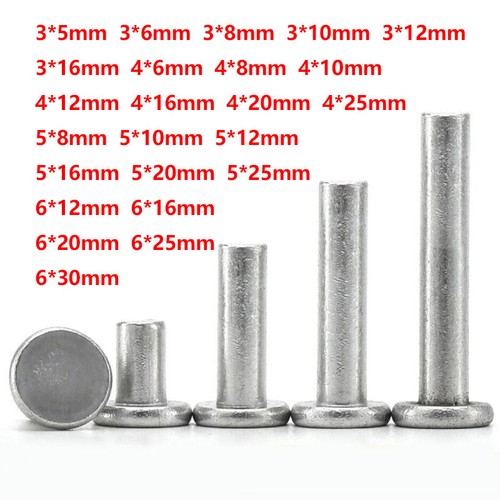 Alu nieten 3mm 4mm 5mm - nieten,