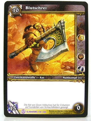 World warcraft tcg blut - tcg,