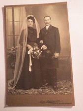 Pulsnitz - Richard Maier und Frau Mina geb. Seifert - Hochzeit - Portrait / KAB
