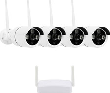 Smartwares CMS-30601 Funk-Überwachungskamera-Set 4-Kanal 4 Kameras914