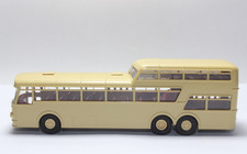 BB177, Alter Brekina BUS MB O 317 Anderthalbdecker unbeschriftet 1:87 / H0