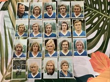19 Fußballsticker Schalke 04 aus dem Fußballalbum 74/75 von Bergmann Gebraucht