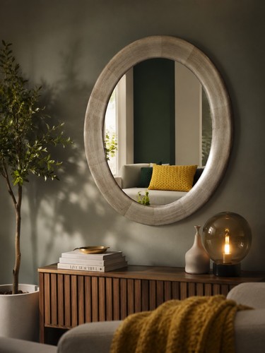 Mid century wandspiegel - mid-century,
