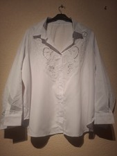 Damen Bluse Langarm Kragen