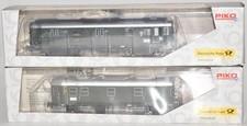 Piko H0 53260 53221 2 x Bahnpostwagen Post 4-a/15 -c/13 DBP / DB Ep. III OVP PMS