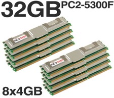32GB (8x4GB) DDR2 PC2-5300F 2Rx4 667MHz Speicher RAM Apple Mac Pro 2006 2008