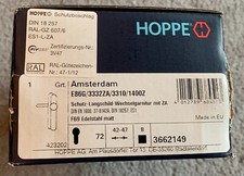 Hoppe Amsterdam Schutzbeschlag  mit Ziehschutz F69 - Edelstahl