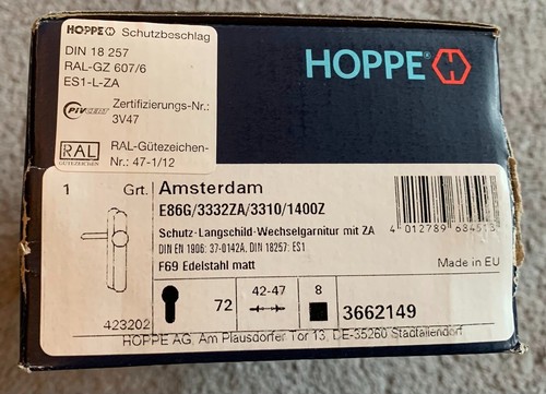 Hoppe amsterdam schutzbeschlag - hoppe,