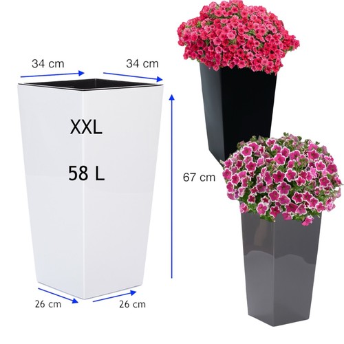 Pflanzgefäß xxl groß eckig - pflanzgefäß,